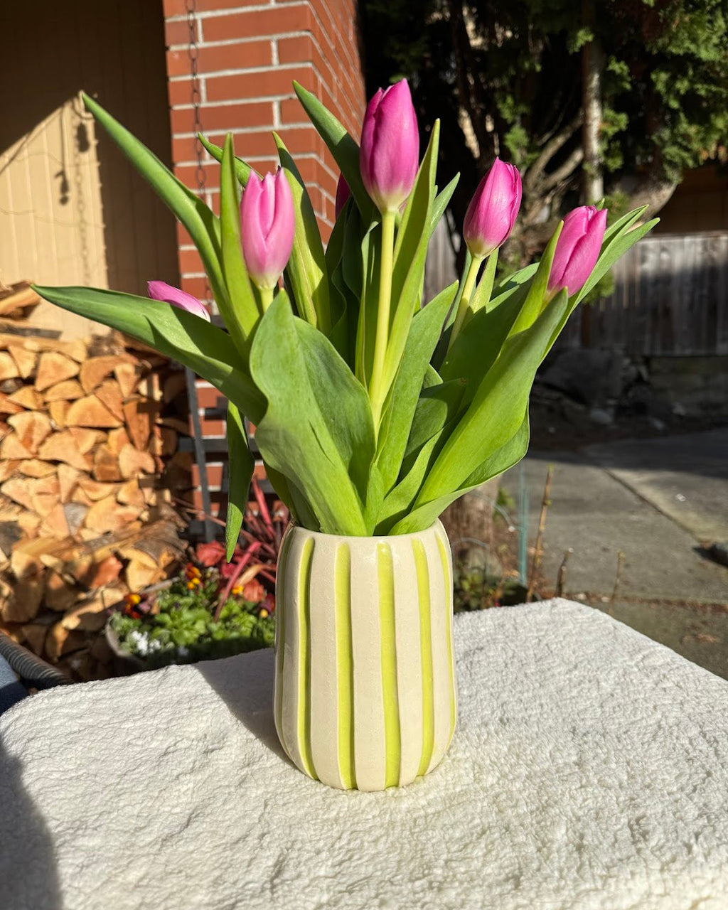 Striped Vase