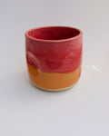 Thumbprint Cup - Pink/Orange